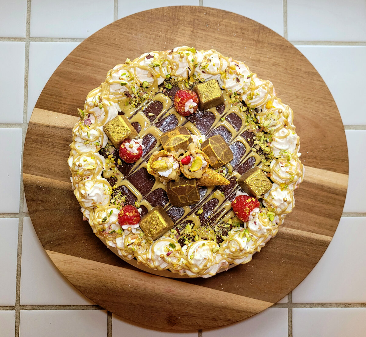 Dubai Chocolate Cheesecake