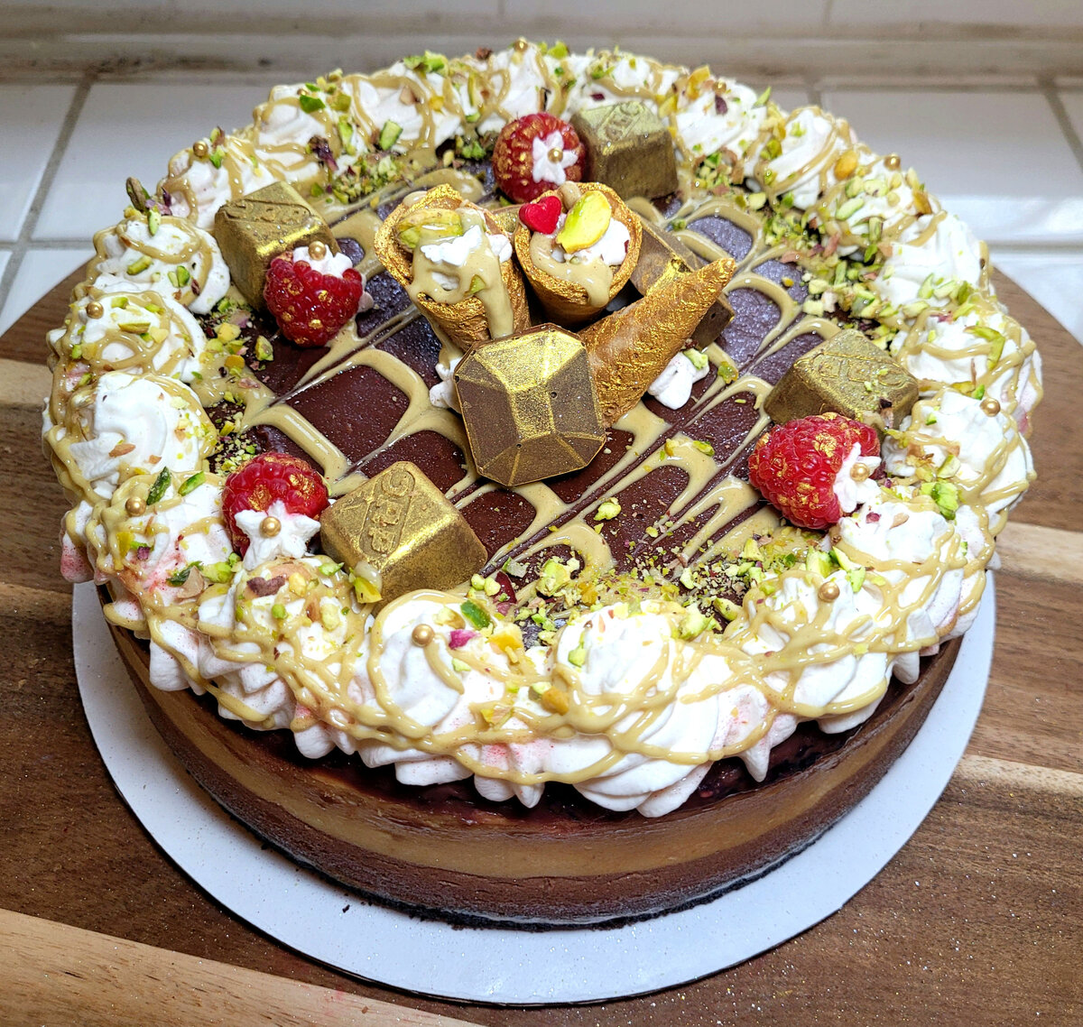 Dubai Chocolate Cheesecake