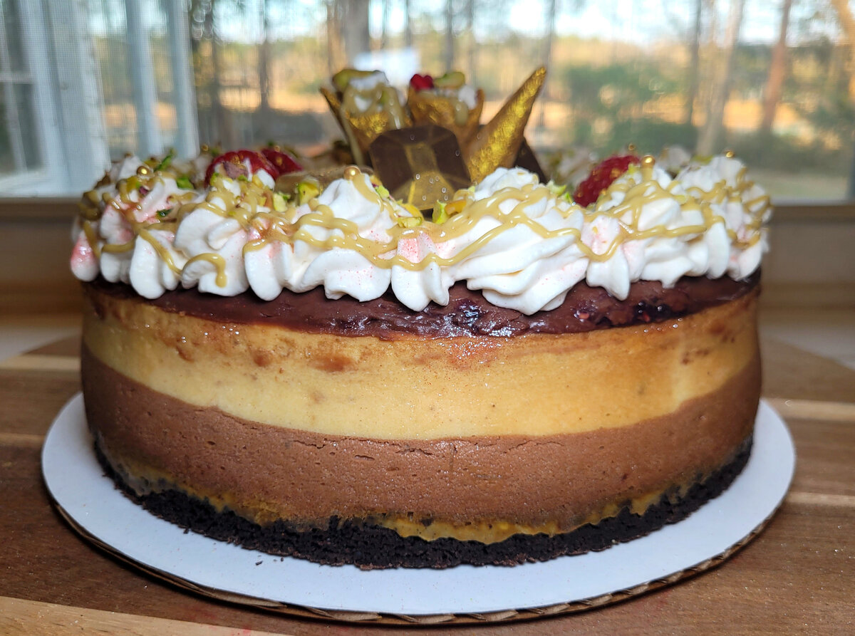 Dubai Chocolate Cheesecake