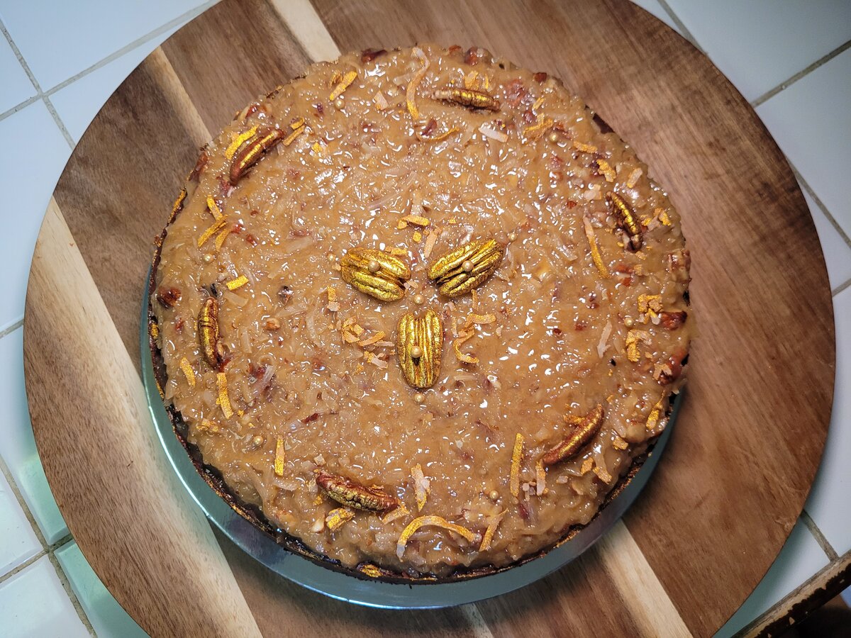 German Chocolate Cheesecake