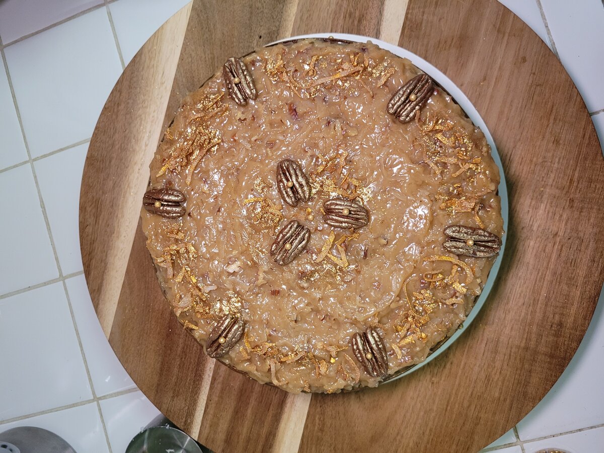 German Chocolate Cheesecake