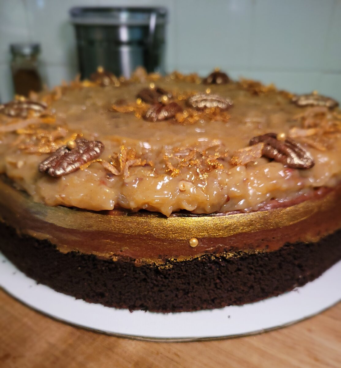 German Chocolate Cheesecake