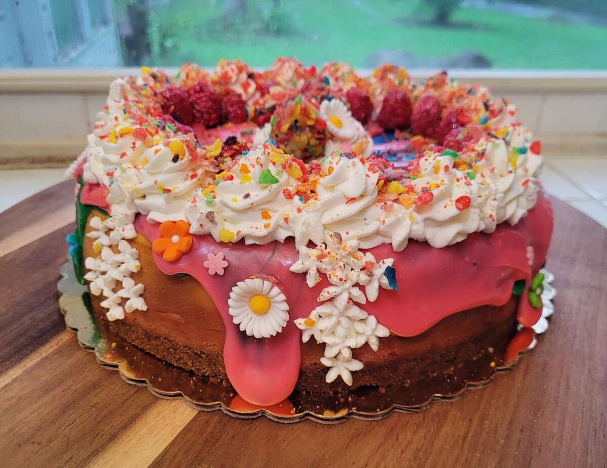 Raspberry White Chocolate Fruity Pebbles