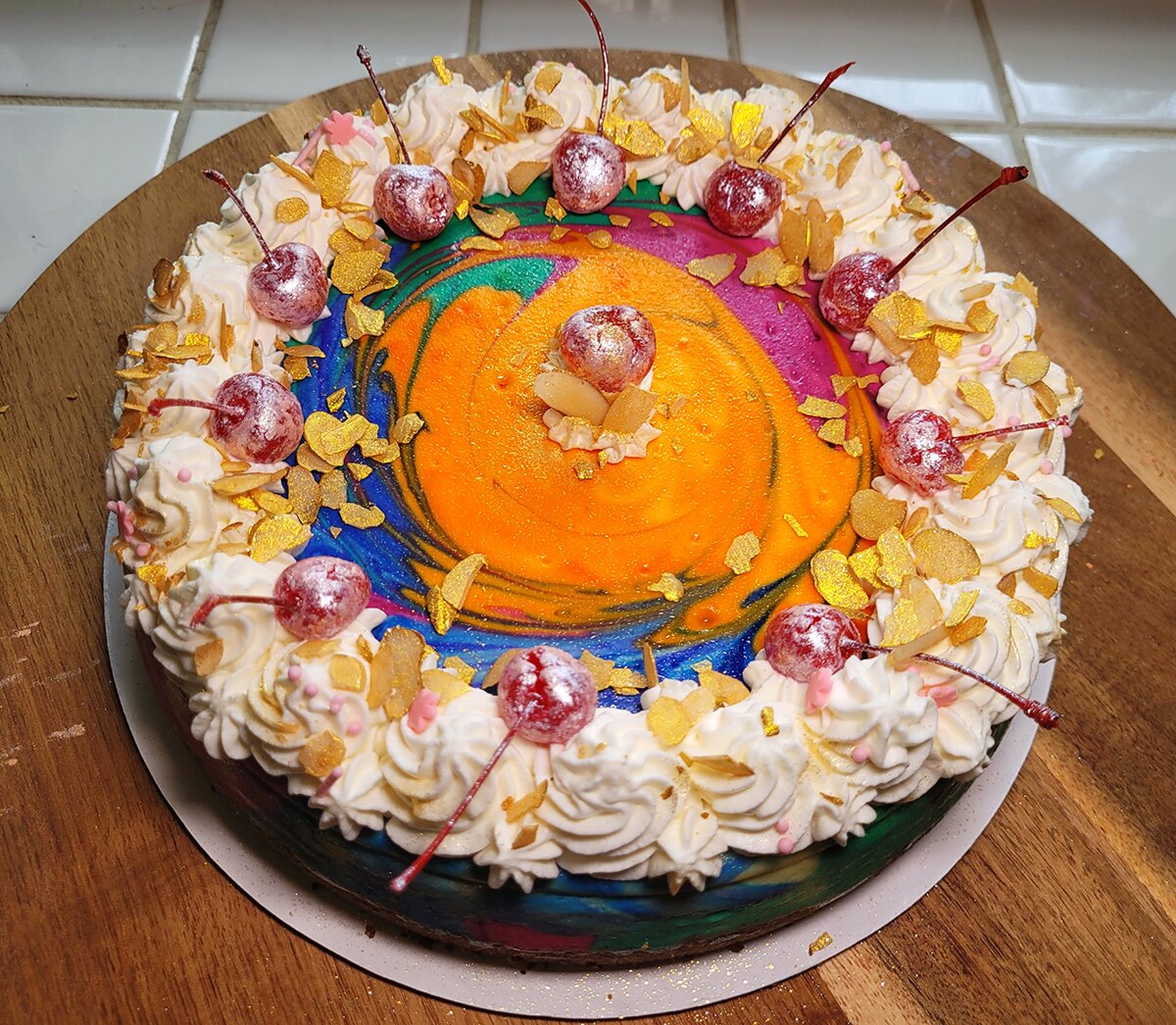Tie-Dye Vanilla Almond