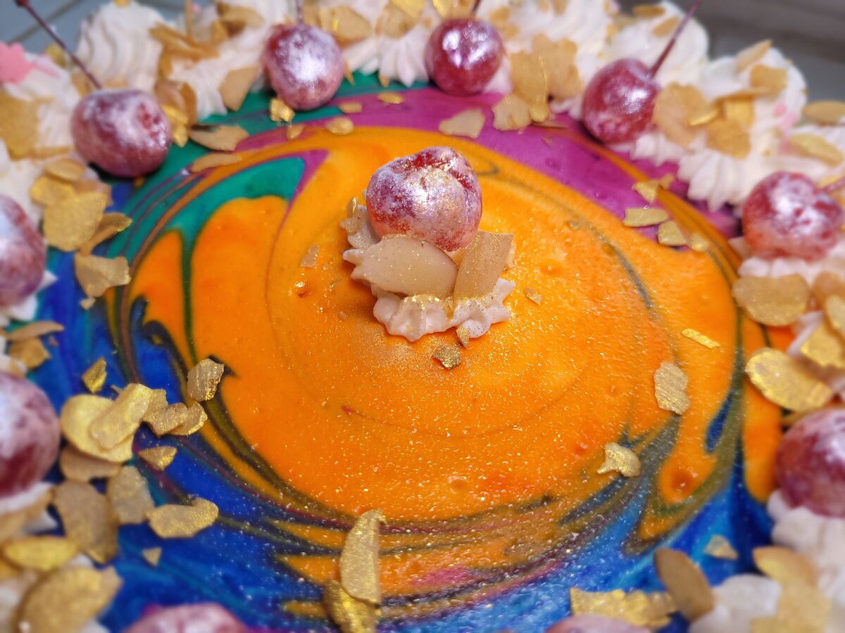 Tie-Dye Vanilla Almond