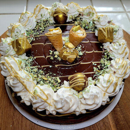Dubai Chocolate Cheesecake