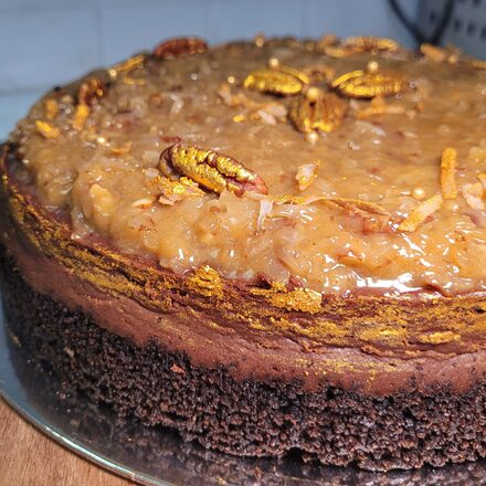 German Chocolate Cheesecake