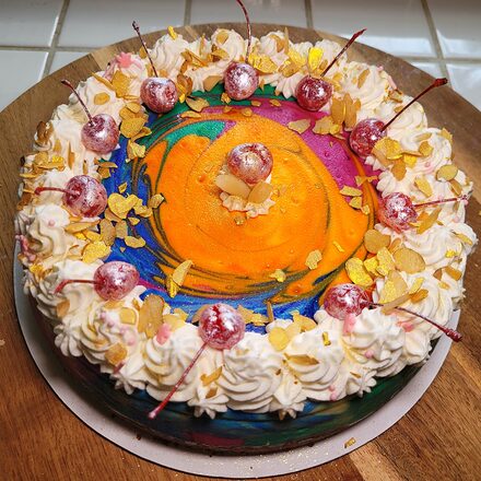 Tie-Dye Vanilla Almond