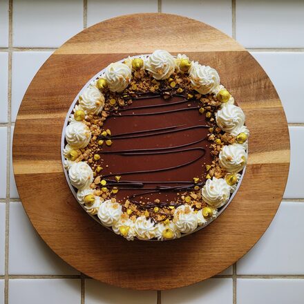 Vanilla Chocolate Chip & Ganache